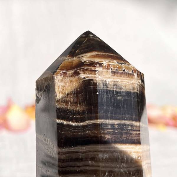 Chocolate calcite tower - Image 2
