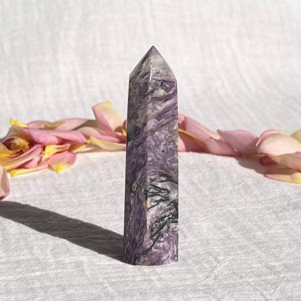 Charoite tower