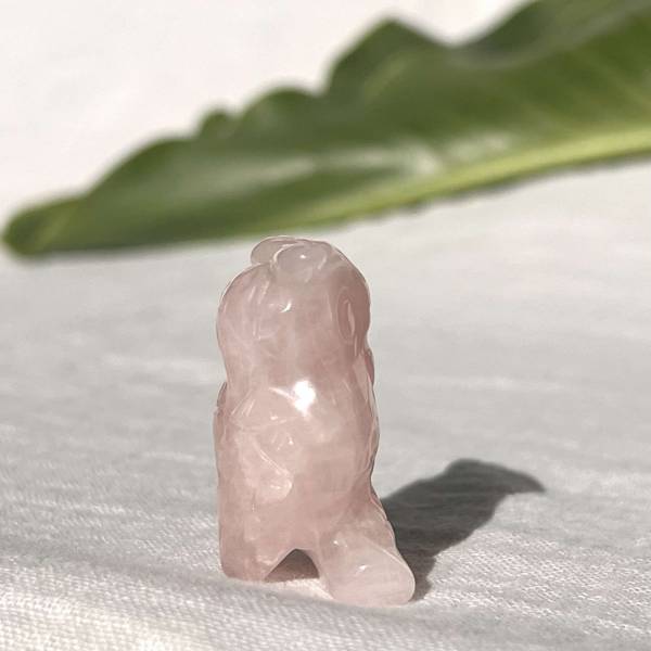 Rose quartz owl - Image 3