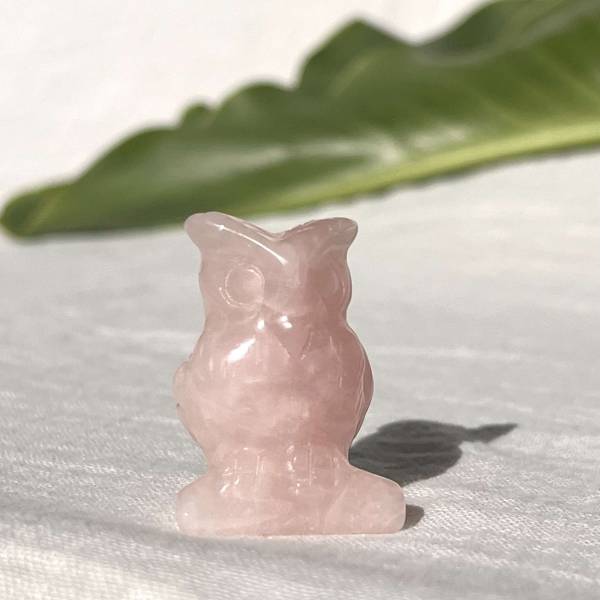 Rose quartz owl - Image 4