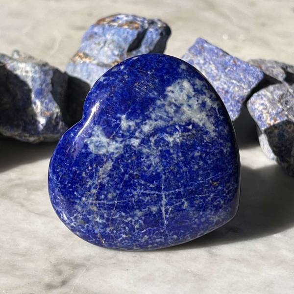 Lapis lazuli heart - Image 2