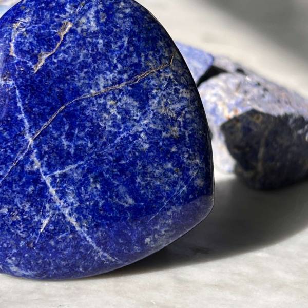 Lapis lazuli heart - Image 3