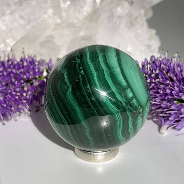 Malachite sphere - Image 6