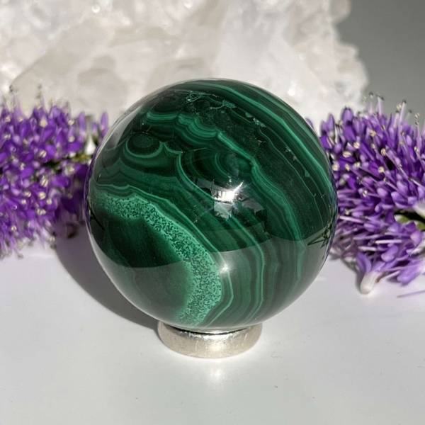Malachite sphere - Image 3