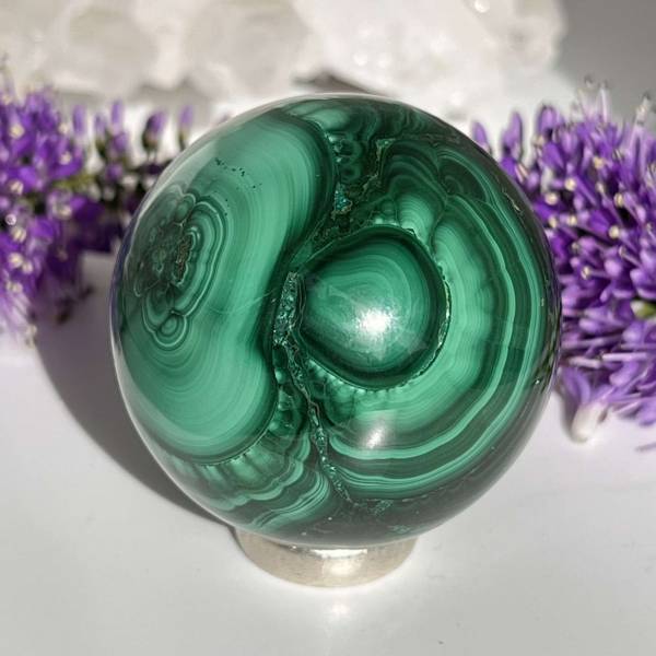 Malachite sphere