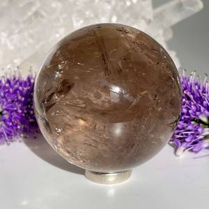 Smokey quartz sphere