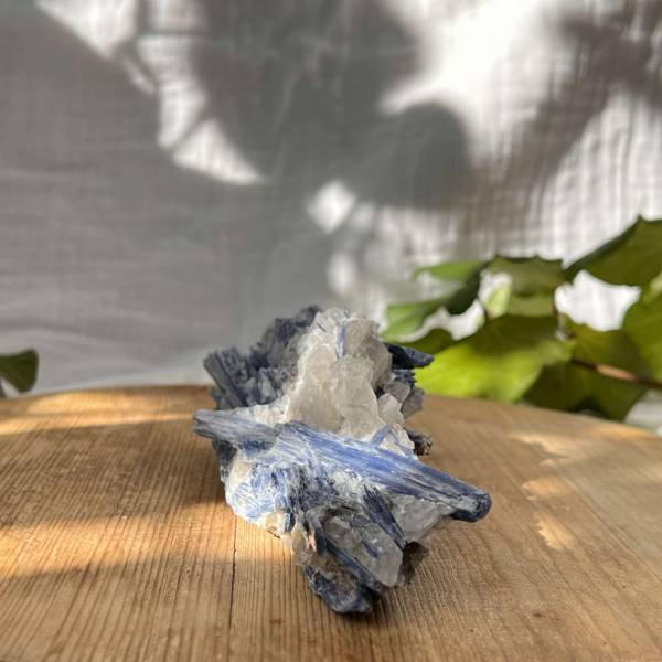 Blue kyanite in quartz - Image 5