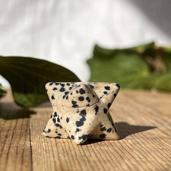 Dalmatian jasper merkaba - Image 3