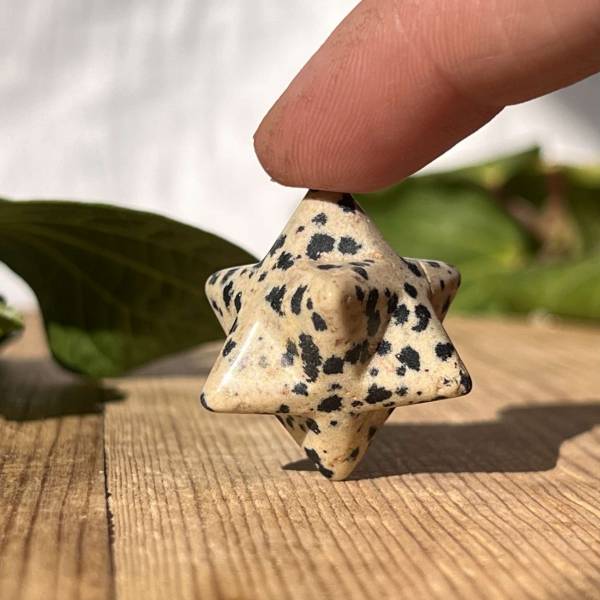Dalmatian jasper merkaba - Image 2