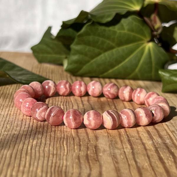 Rhodochrosite bracelet