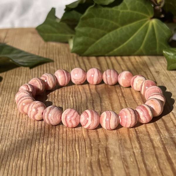 Rhodochrosite bracelet