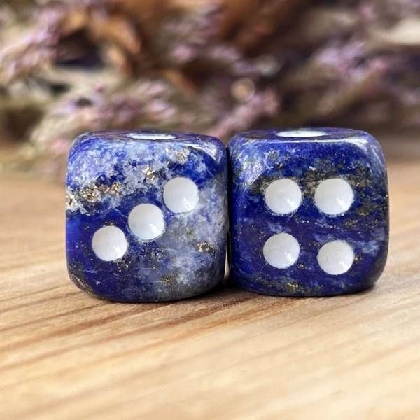 Lapis lazuli dice - Image 2