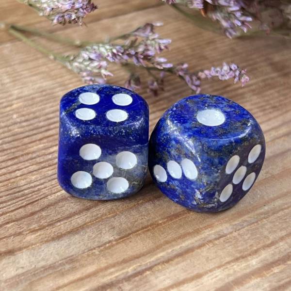 Lapis lazuli dice - Image 3