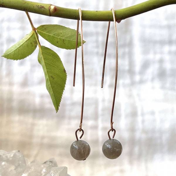 Labradorite earrings - Image 2