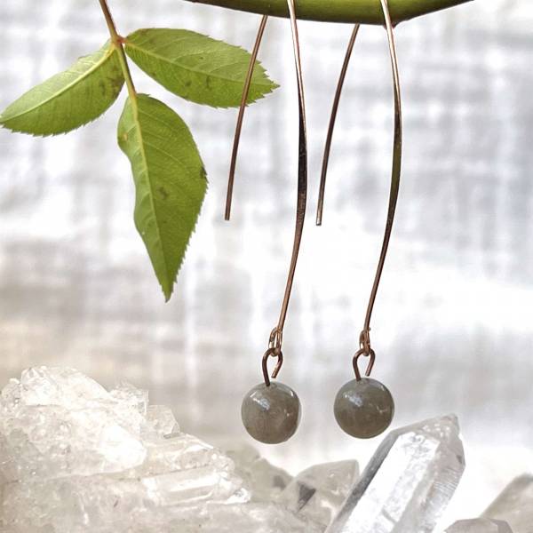 Labradorite earrings