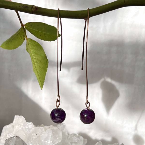 Amethyst earrings - Image 2
