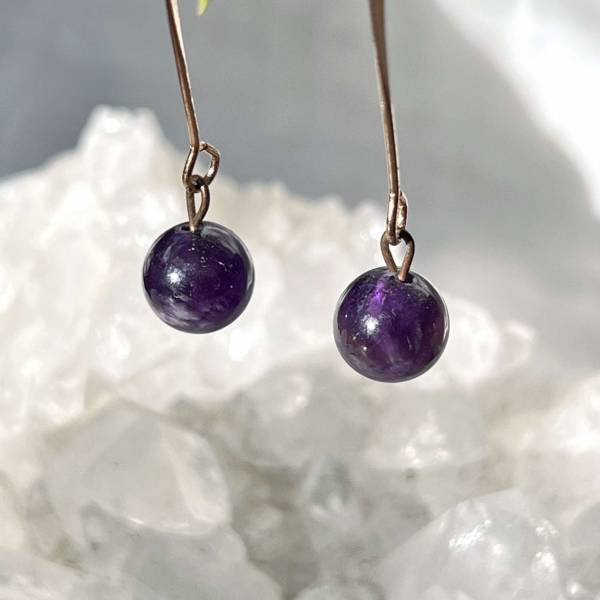 Amethyst earrings - Image 3