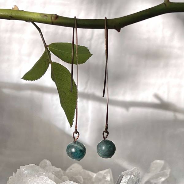 Apatite earrings - Image 2
