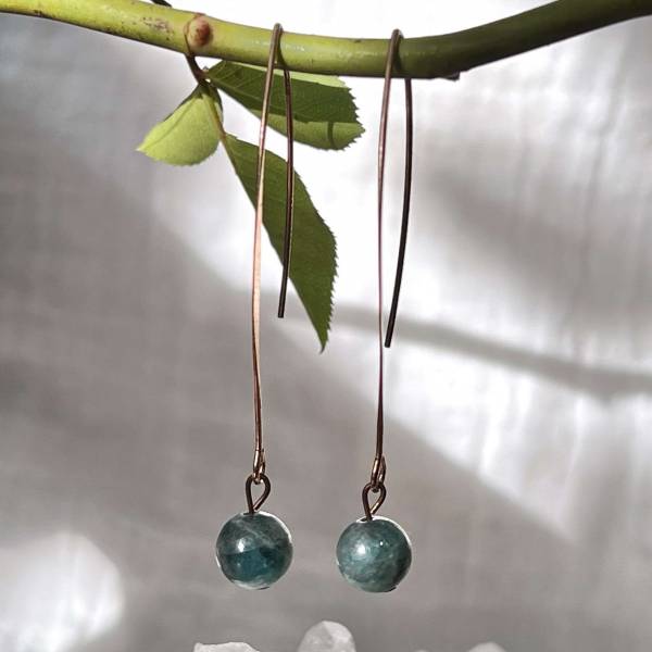 Apatite earrings