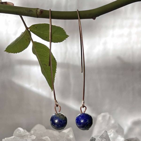 Lapis lazuli earrings - Image 2