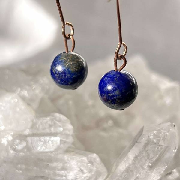 Lapis lazuli earrings - Image 3