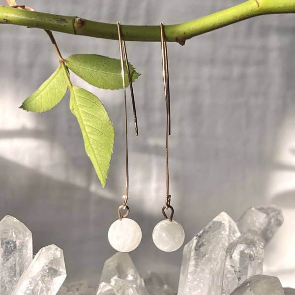 Moonstone earrings - Image 2