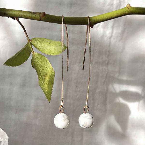 Howlite earrings - Image 2