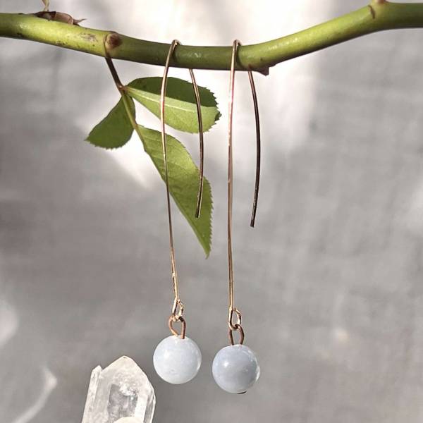 Angelite earrings