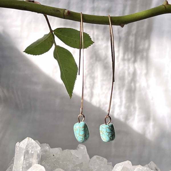 Turquoise earrings - Image 2