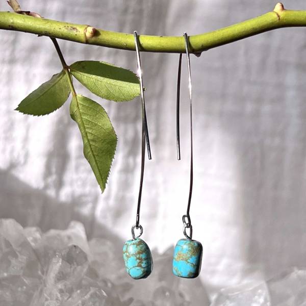 Turquoise earrings - Image 3