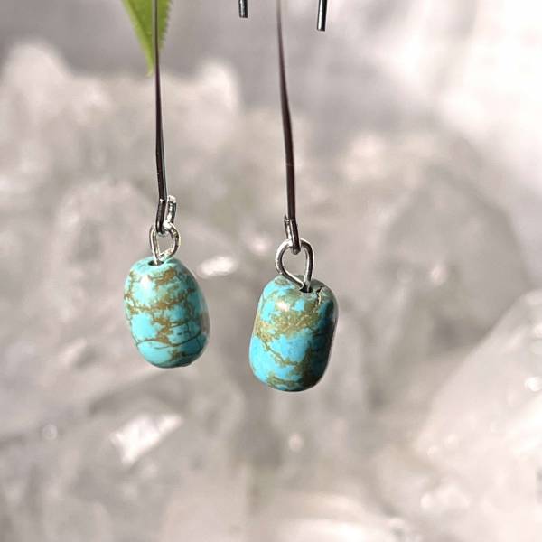 Turquoise earrings - Image 2