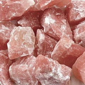 natural rose calcite pieces