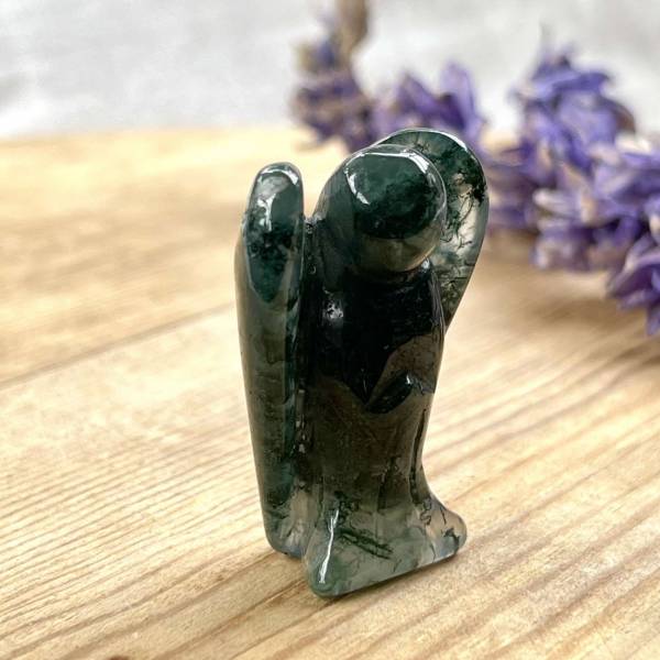 Moss agate angel - Image 5