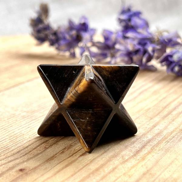 Golden tiger eye merkaba