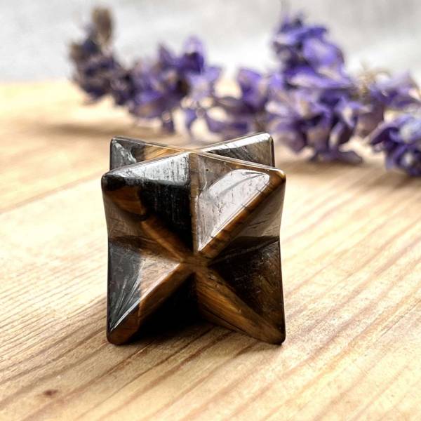 Golden tiger eye merkaba - Image 3