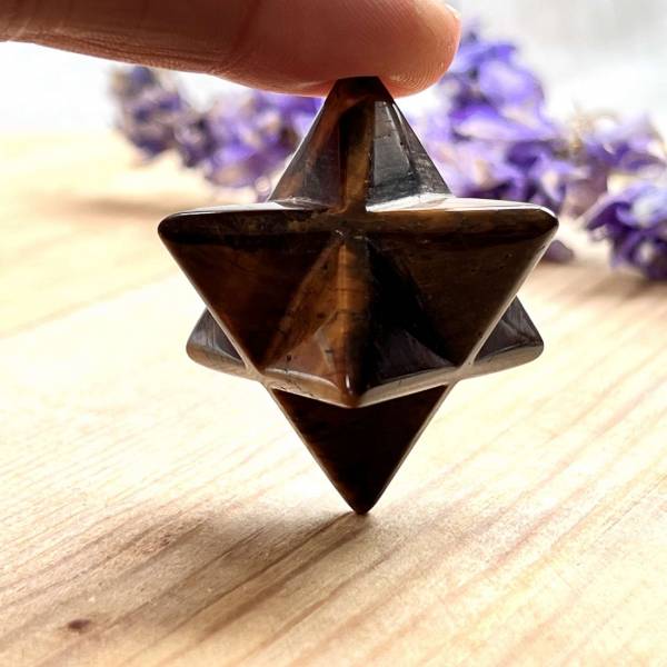 Golden tiger eye merkaba - Image 4