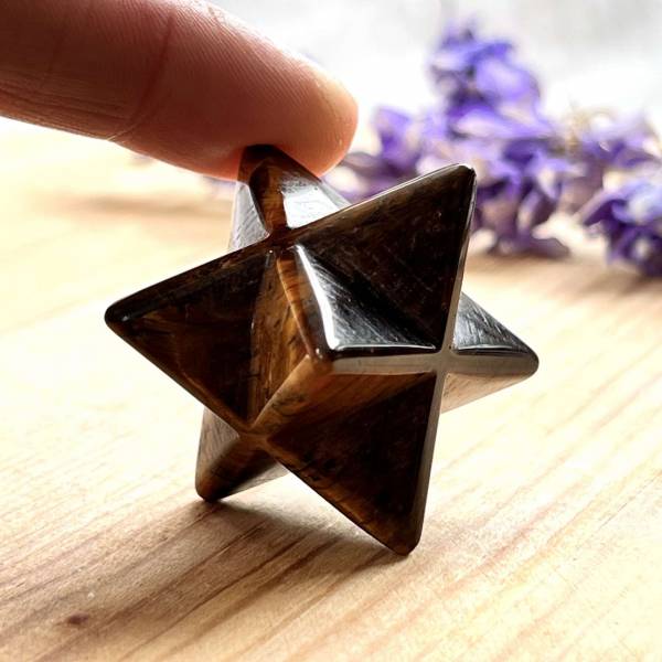 Golden tiger eye merkaba - Image 2