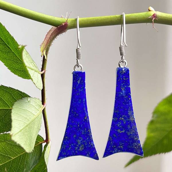 Lapis lazuli earrings - Image 2