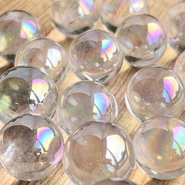 Angel aura quartz sphere - Image 3