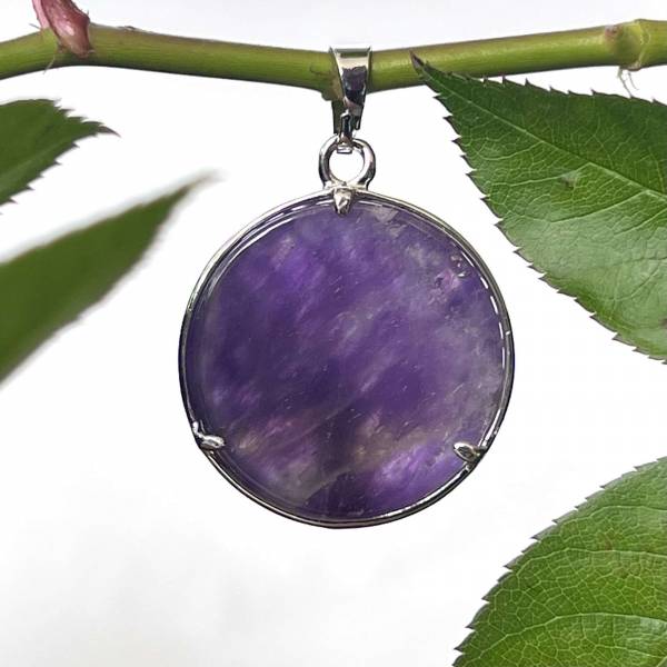 Chevron amethyst tree of life pendant - Image 2