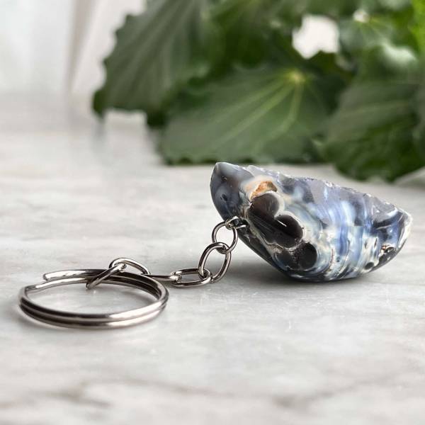 Agate geode keyring - Image 2