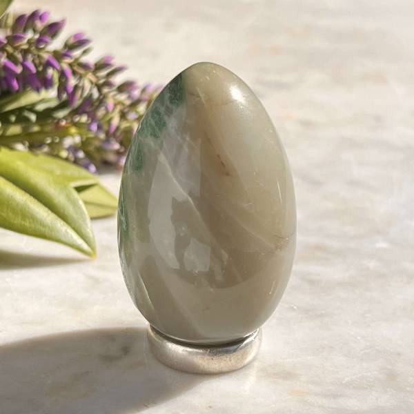 Moss agate egg - Image 3