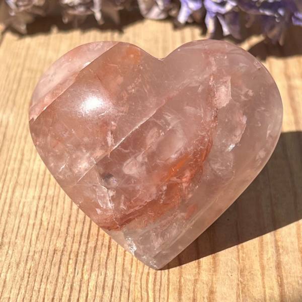 Strawberry quartz heart - Image 4