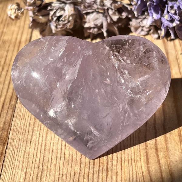 Amethyst heart