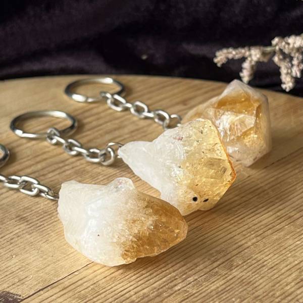 Citrine point keyring - Image 2