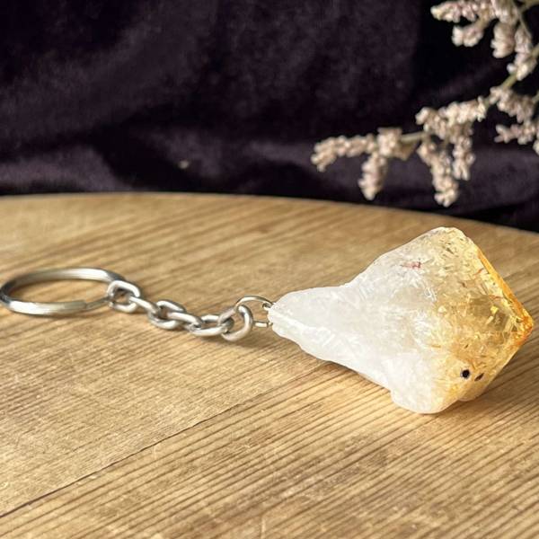 Citrine point keyring - Image 3