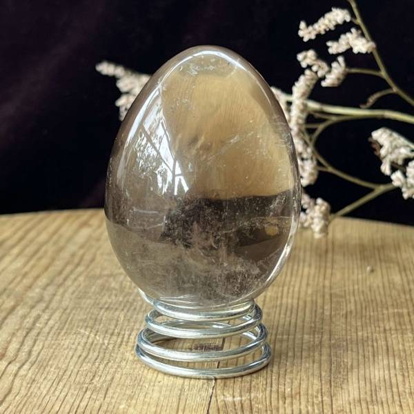 Smokey quartz egg - Image 3