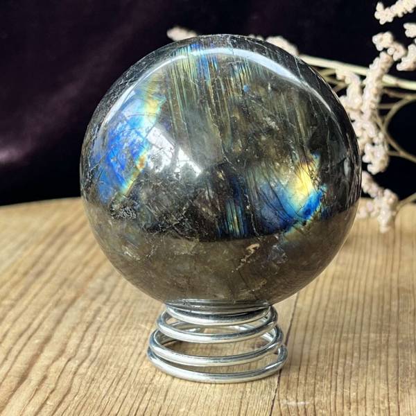Labradorite sphere