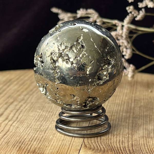 Iron pyrite sphere - Image 4