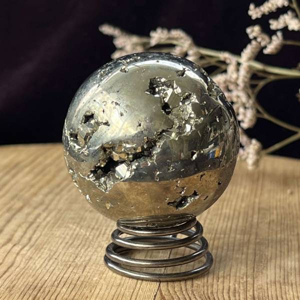 Iron pyrite sphere - Image 5